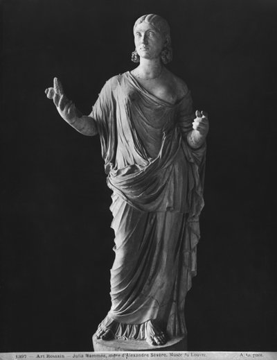 Julia Mamaea (180-235 d.C.) madre del Emperador Severo Alejandro (205-235 d.C.) c.230 de Roman